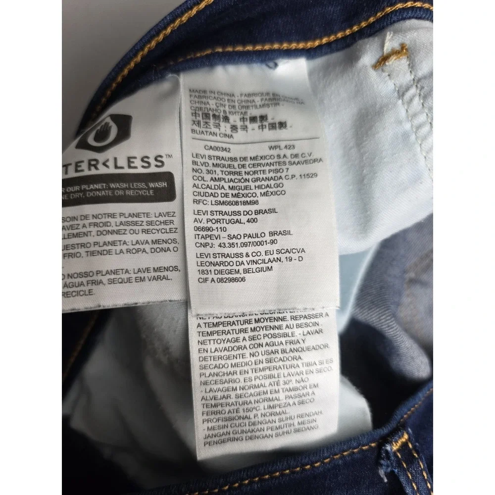 Levi's 312 stretch jeans‎ Shaping Slim fit Women 34 Mid Rise Actual: 38x29